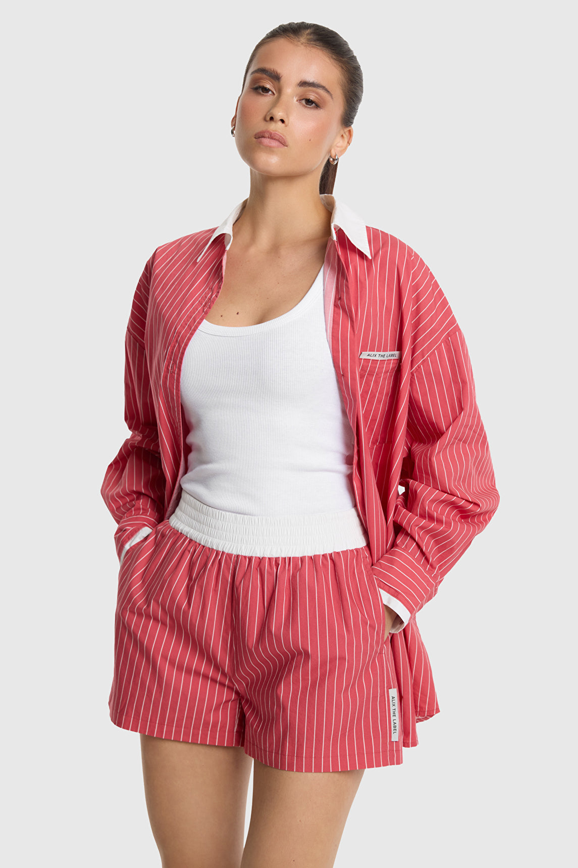 Striped shorts - Alix The Label
