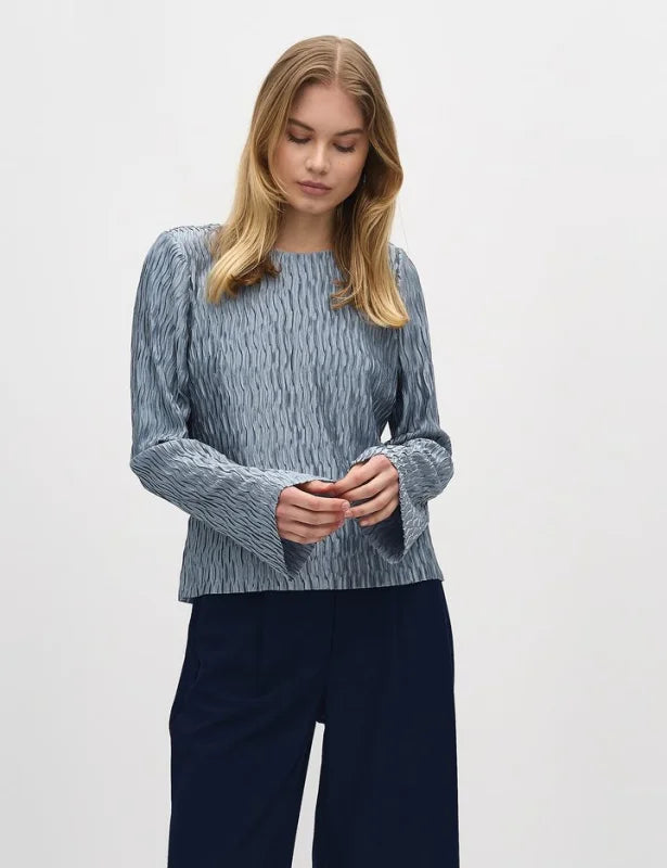 Azuria M top blue Tops
