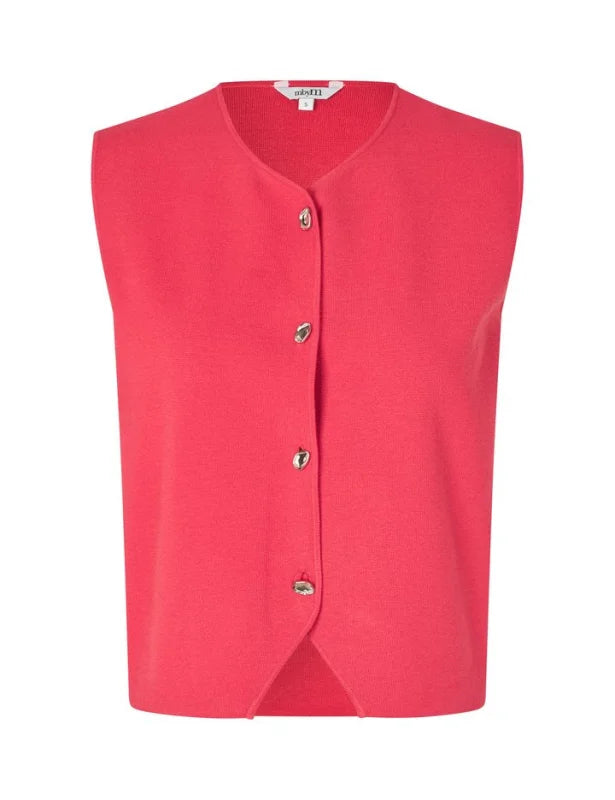 Basia-M knitted top red - Tops