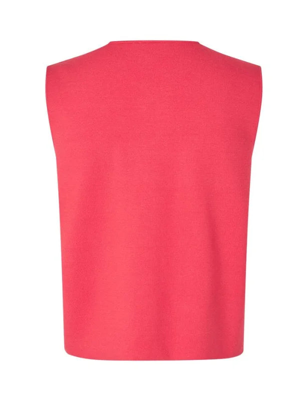 Basia-M knitted top red - Tops