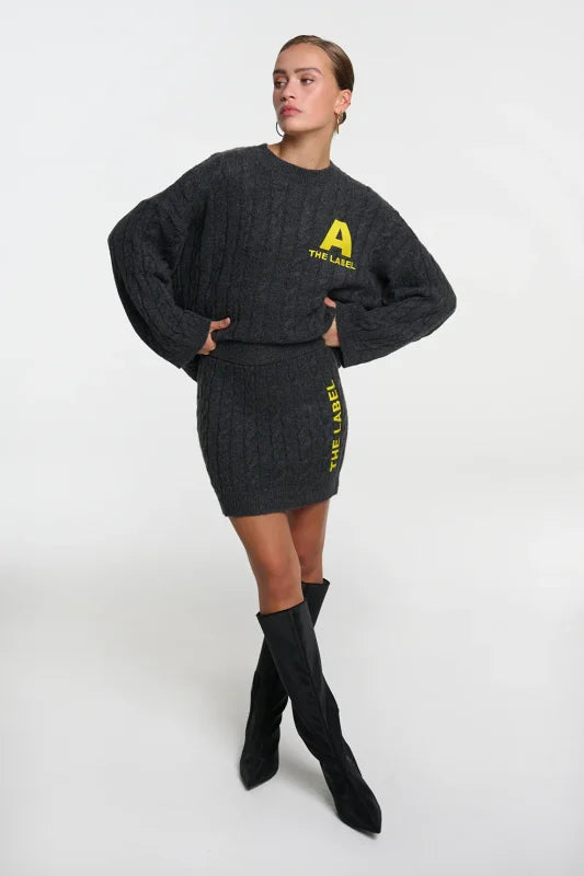 Cable skirt - Alix The Label Rokken