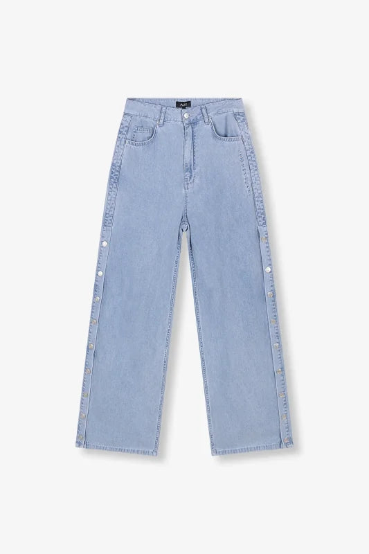 Chambray denim pants - Alix The Label Broeken