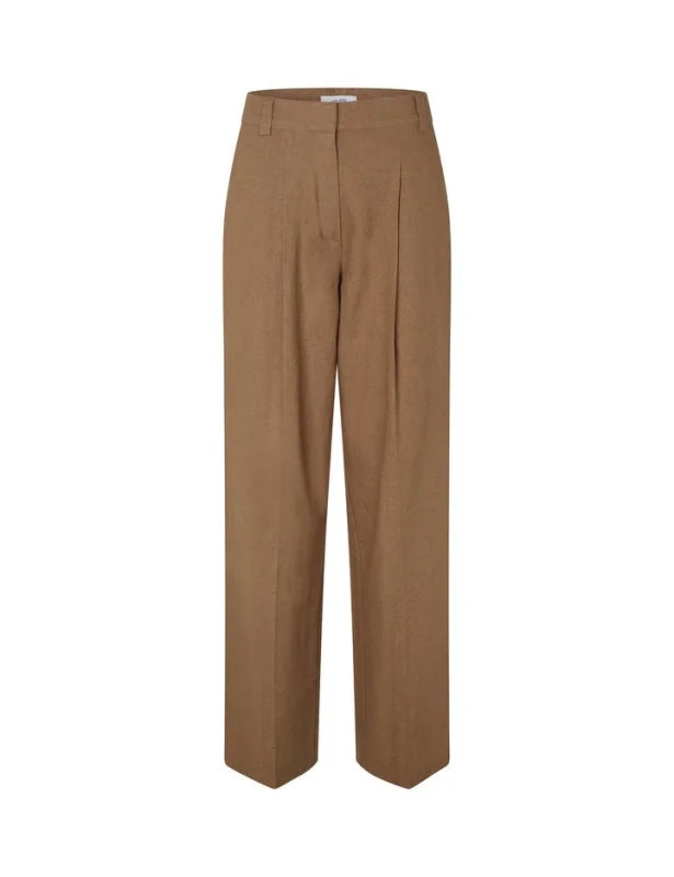 Cristiana Long-M pants brown - Broeken