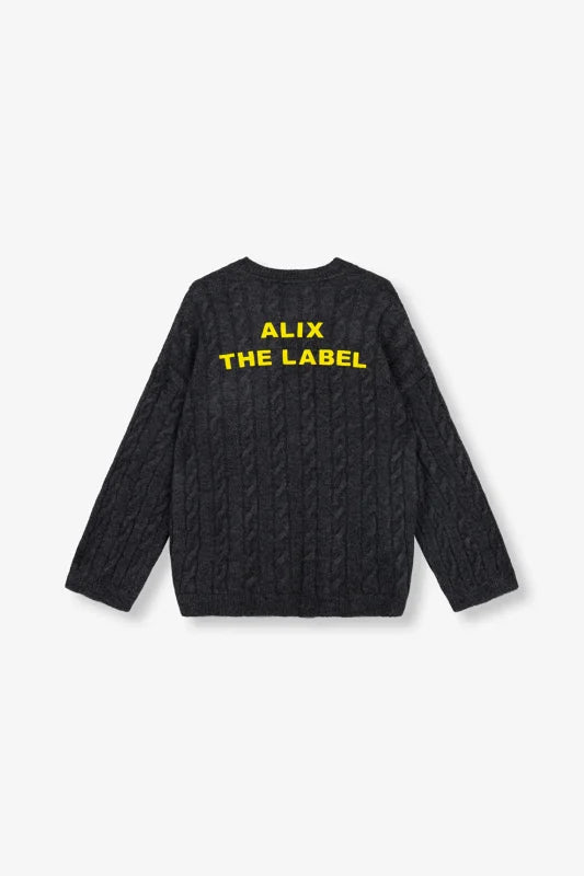Cropped cable jumper - Alix The Label Truien / Vesten