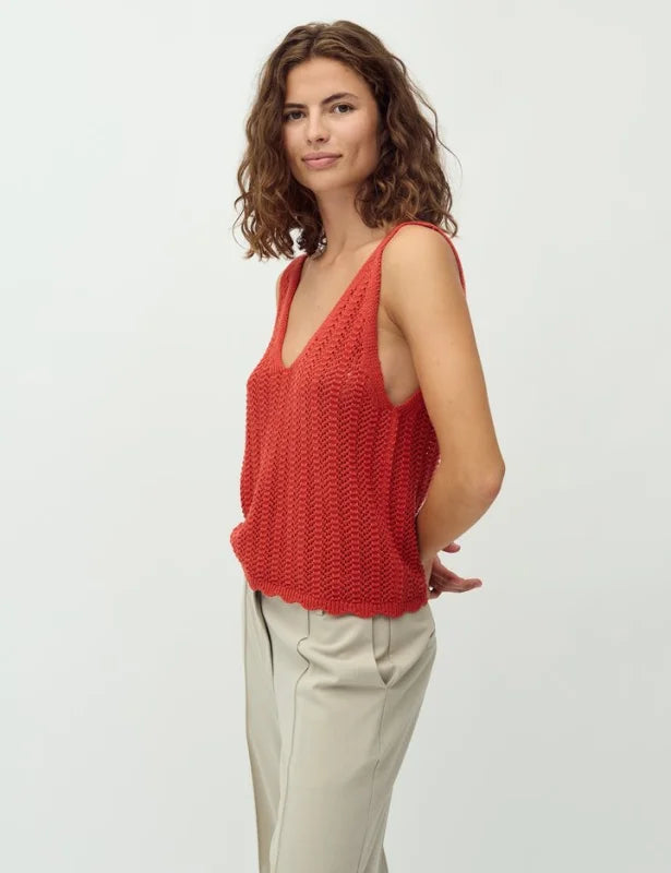 Humita knitted top red - Tops