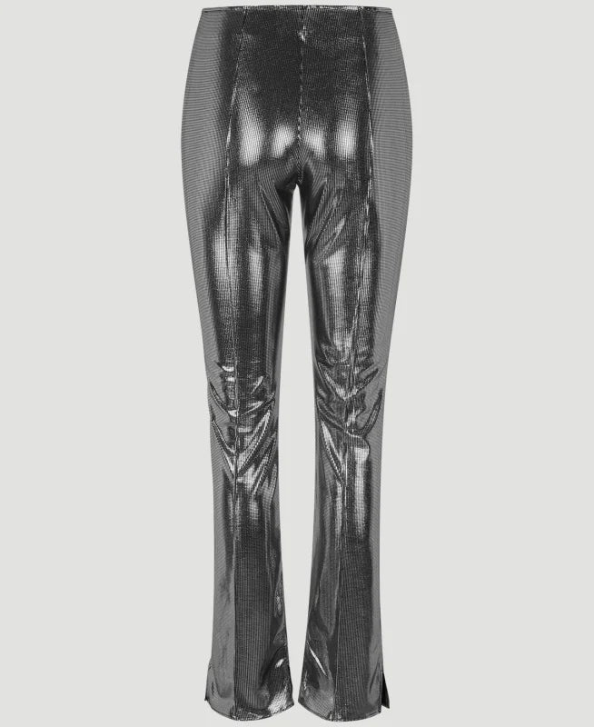 Ivetta pants silver - Notes du Nord - Broeken