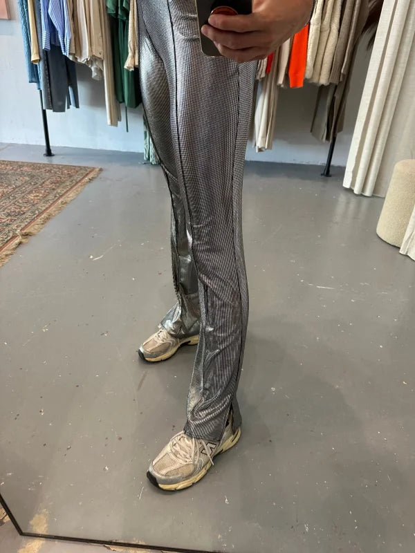 Ivetta pants silver - Notes du Nord Broeken
