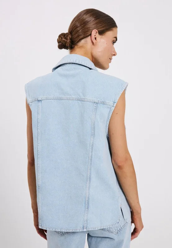 Larisa denim waist coat - NORR Gilets
