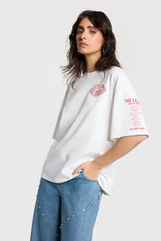 Lips T-shirt - Alix The Label - T-shirts
