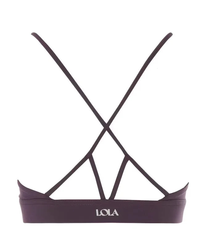 Maeve bra aubergine - The Lola Club Tops