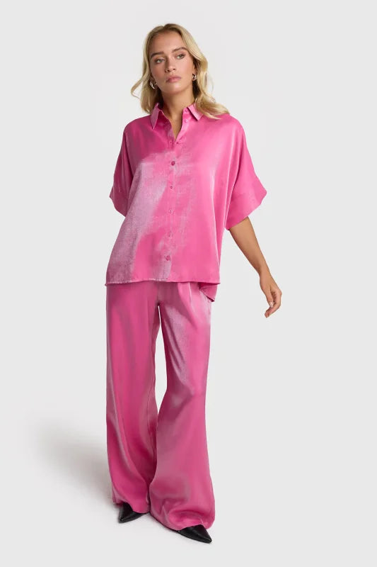 Shine wide leg pants Broeken