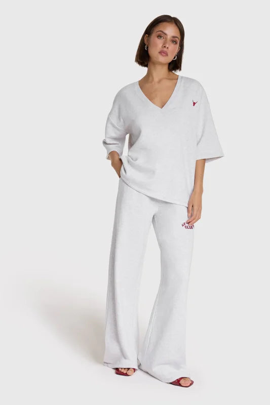 Wide leg sweat pants - Alix The Label Broeken