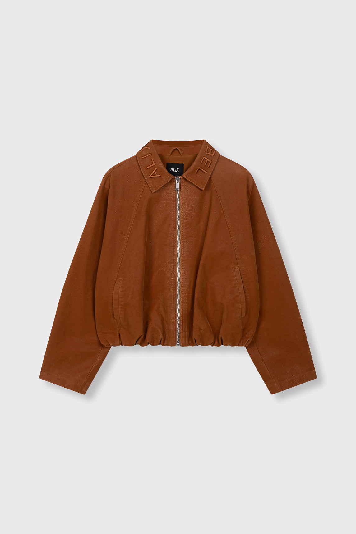Faux suède ballon jacket - Alix The Label