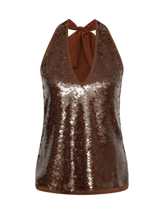 Eleni-M top pecan - MbyM