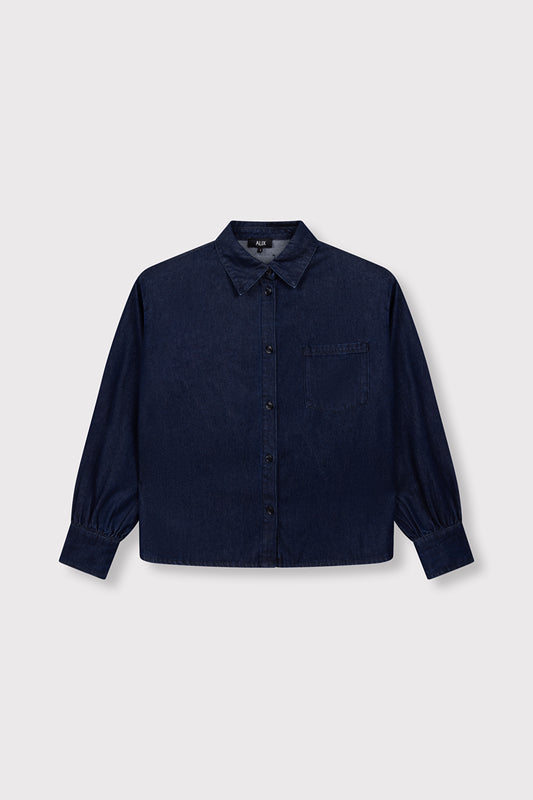 Oversized denim blouse - Alix The Label