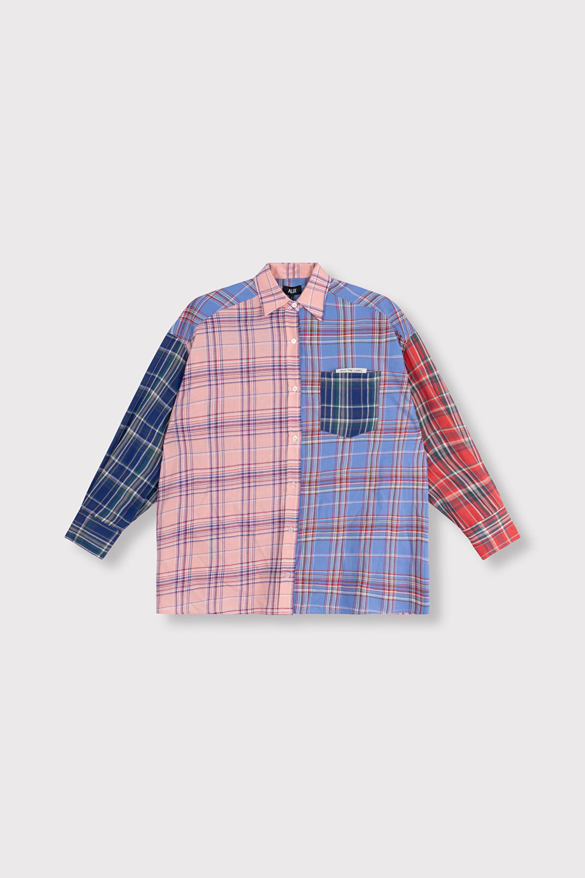 Check mix blouse - Alix The Label