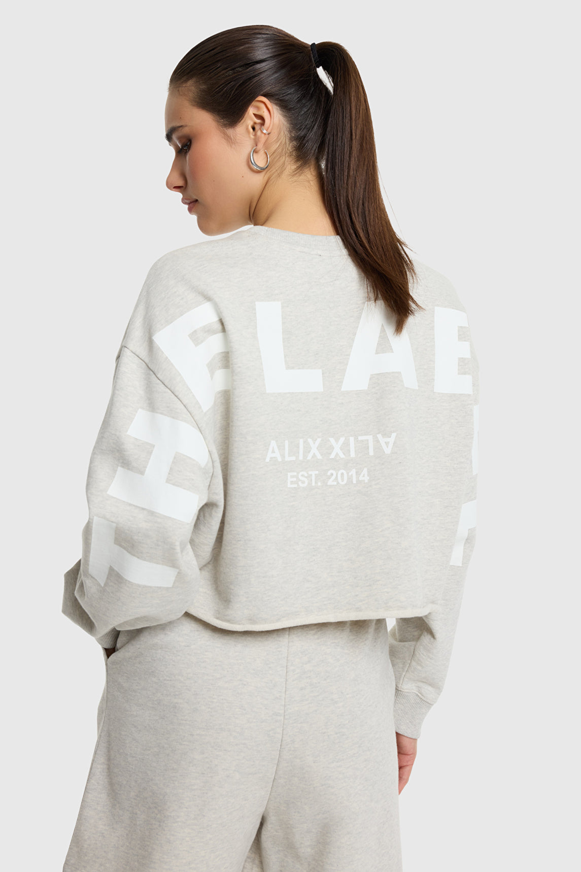 Back print sweater - Alix The Label