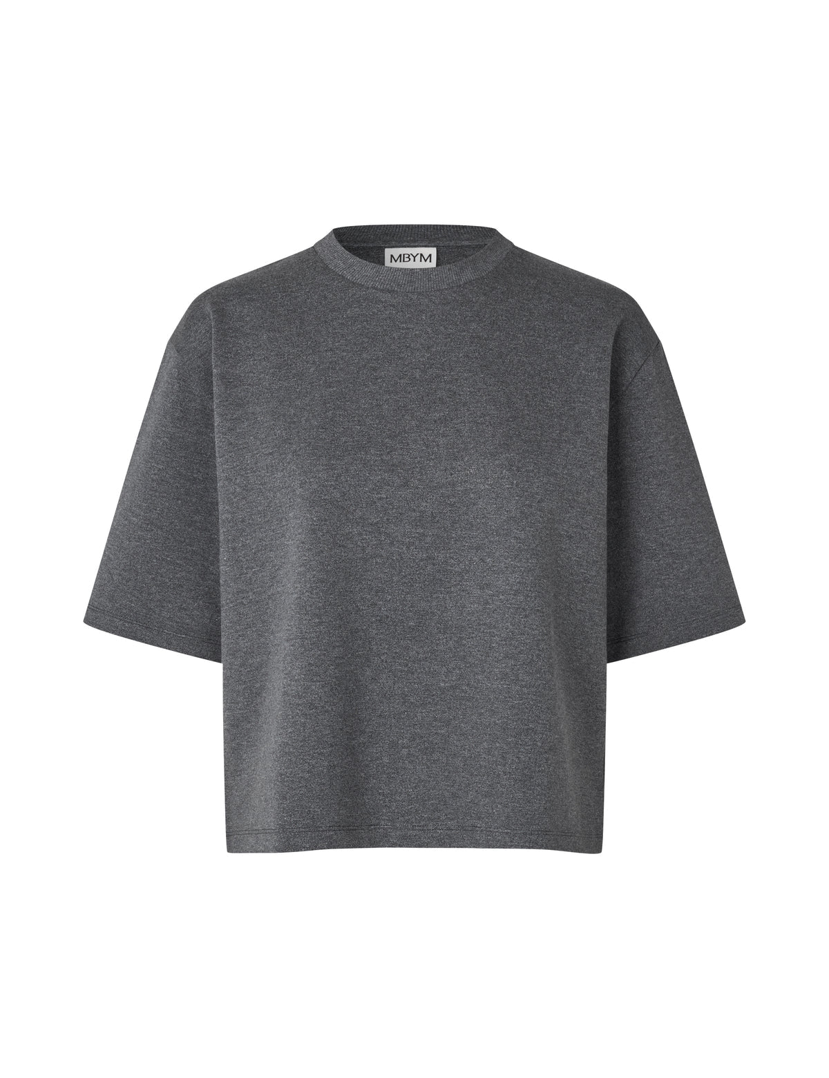 Emrys-M t-shirt charcoal melange - MbyM