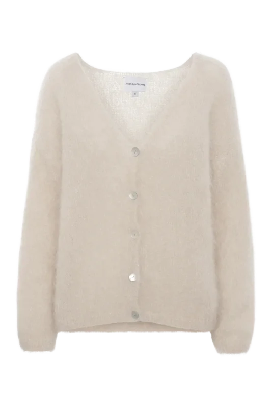 Cornelia LS Cardigan beige - American Dreams - S - Truien / Vesten