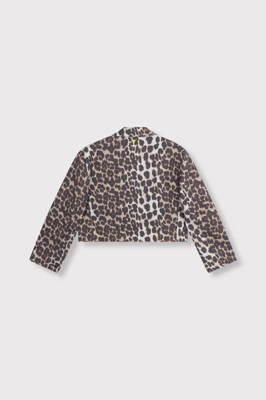 Animal cropped blazer - Alix The Label Blazers / Jasjes