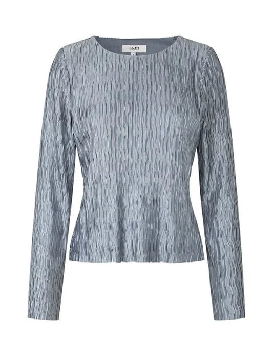 Azuria M top blue Tops
