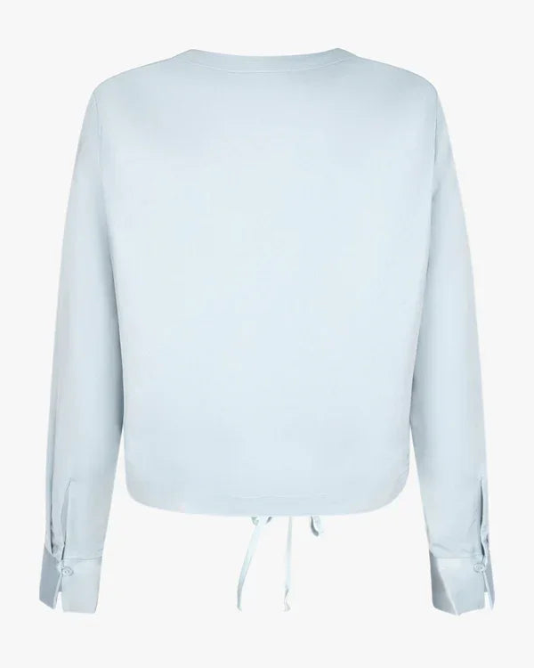 Bena shirt grey blue - Another Label - Blouses