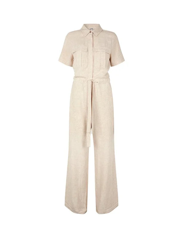 Carello-M Jumpsuit beige - Jumpsuits