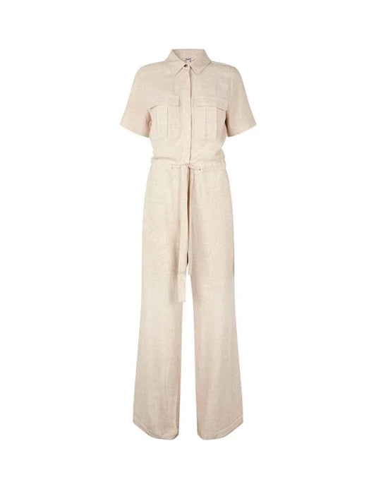 Carello-M Jumpsuit beige - Jumpsuits