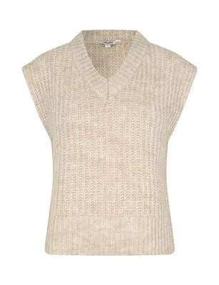 Cassandra-M vest oat melange - Gilets