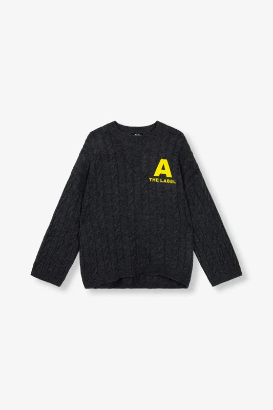 Cropped cable jumper - Alix The Label Truien / Vesten