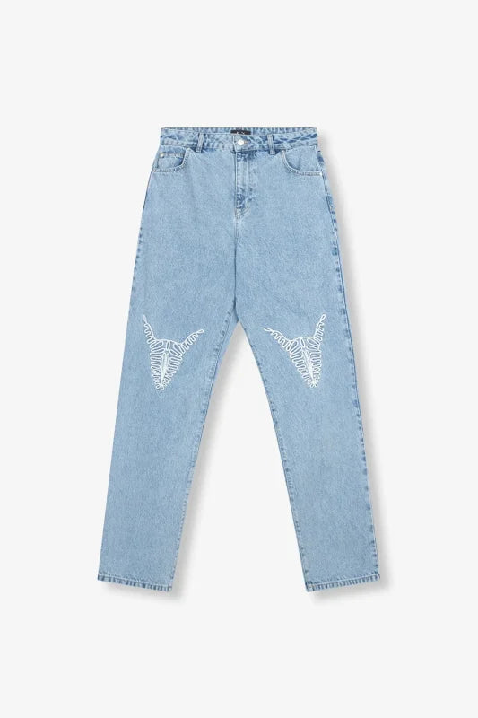 Denim bull pants - Alix The Label - Jeans