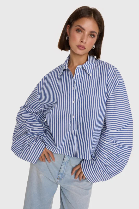 Fancy striped blouse - Alix The Label Blouses