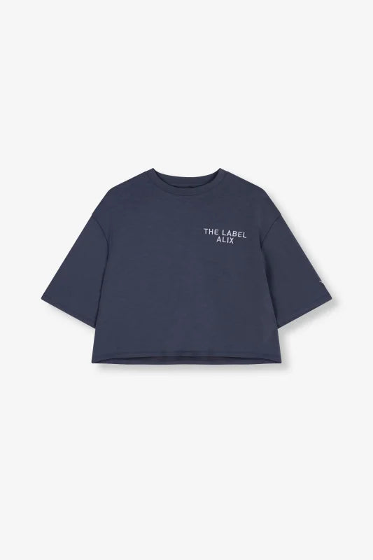 Flowy cropped t-shirt - Alix The Label - T-shirts