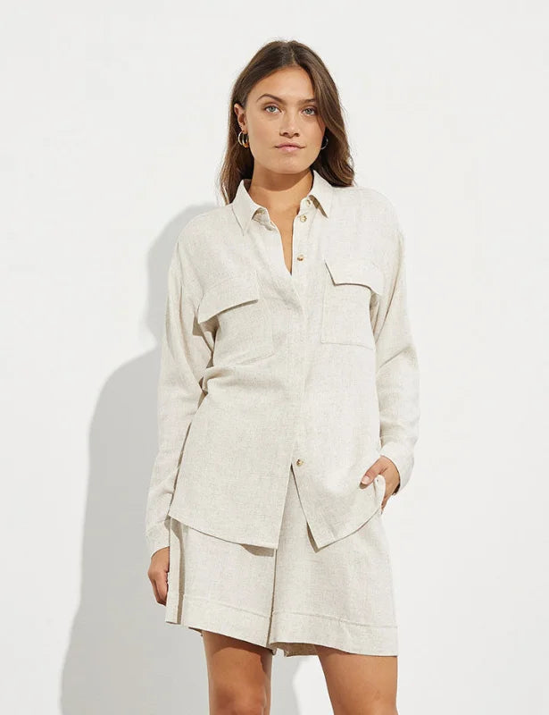 Gwenda blouse natural beige - MbyM Blouses