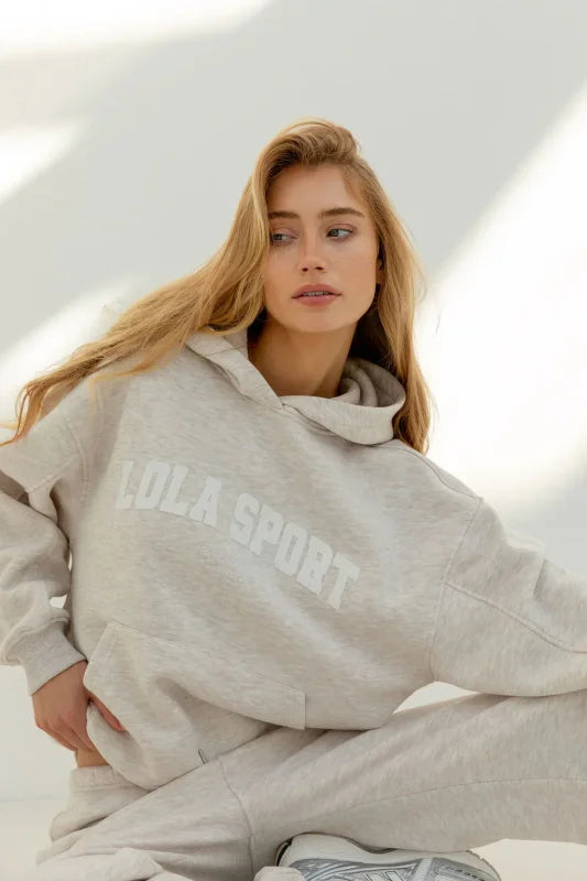 Harper sand hoodie - The Lola Club - Truien / Vesten