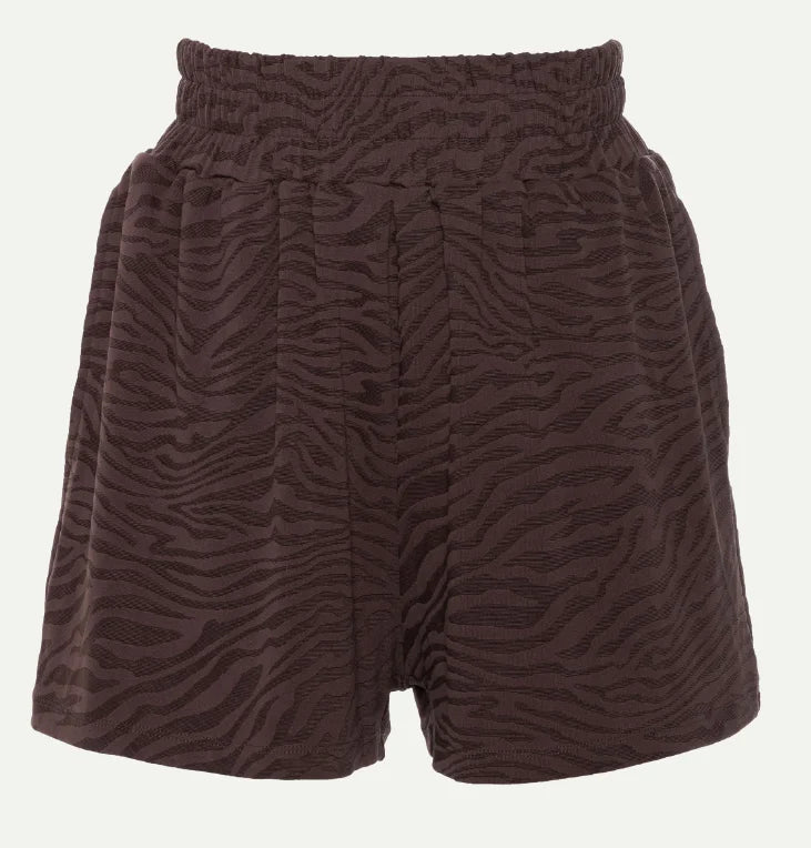 Indy short zebra brown - The Lola Club - Shorts