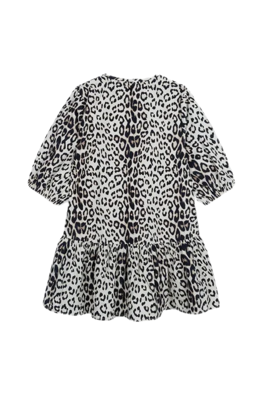 Leopard babydoll dress - ALIX - Jurken