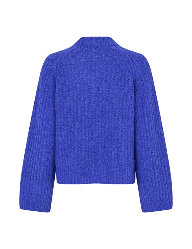 Martha-M knit royal blue - Truien / Vesten