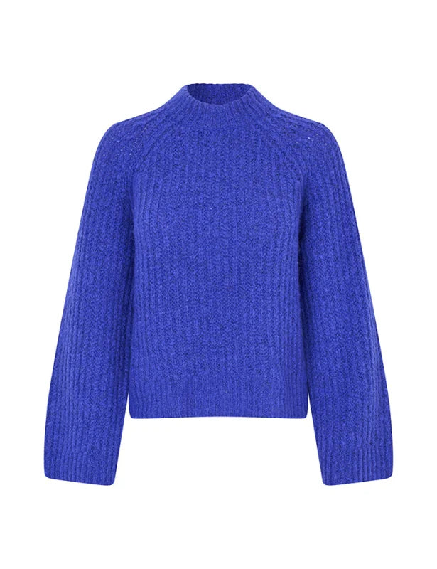 Martha-M knit royal blue - Truien / Vesten