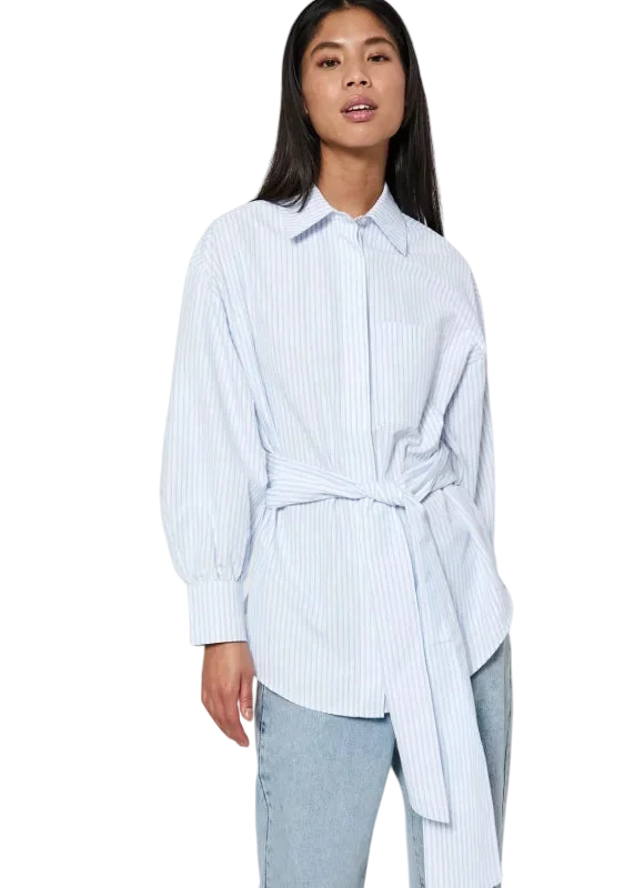 Mona oversized shirt off white - Blouses