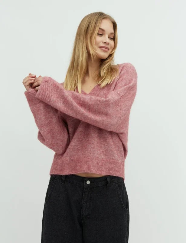 Peeta-M knit rose - Truien / Vesten