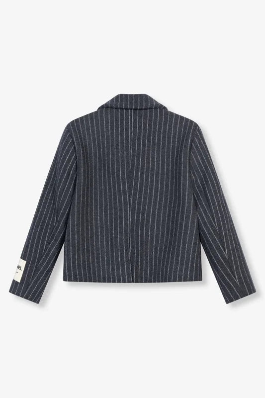 Pinstripe cropped coat - ALIX The Label - Jassen