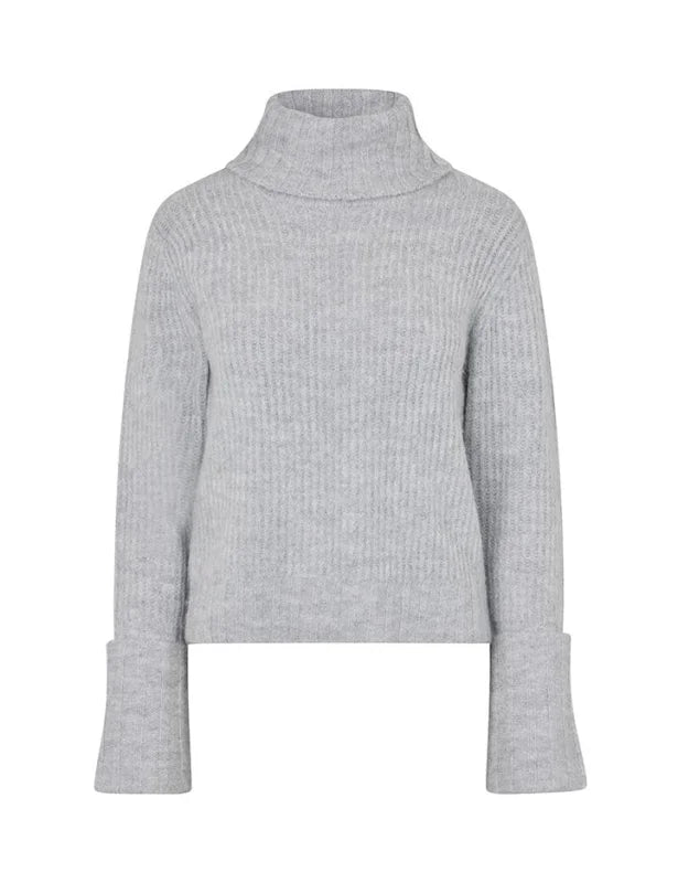 Serine-M knit grey - Truien / Vesten
