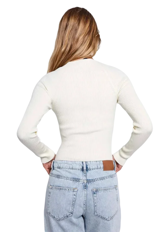 Sherry knit top off white - Tops