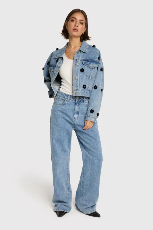 Denim pants Alix The Label Jeans
